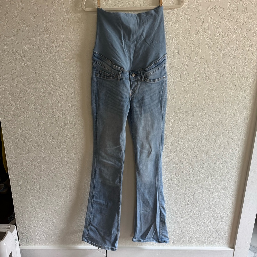 H&m mama Blue maternity boot cut Jeans